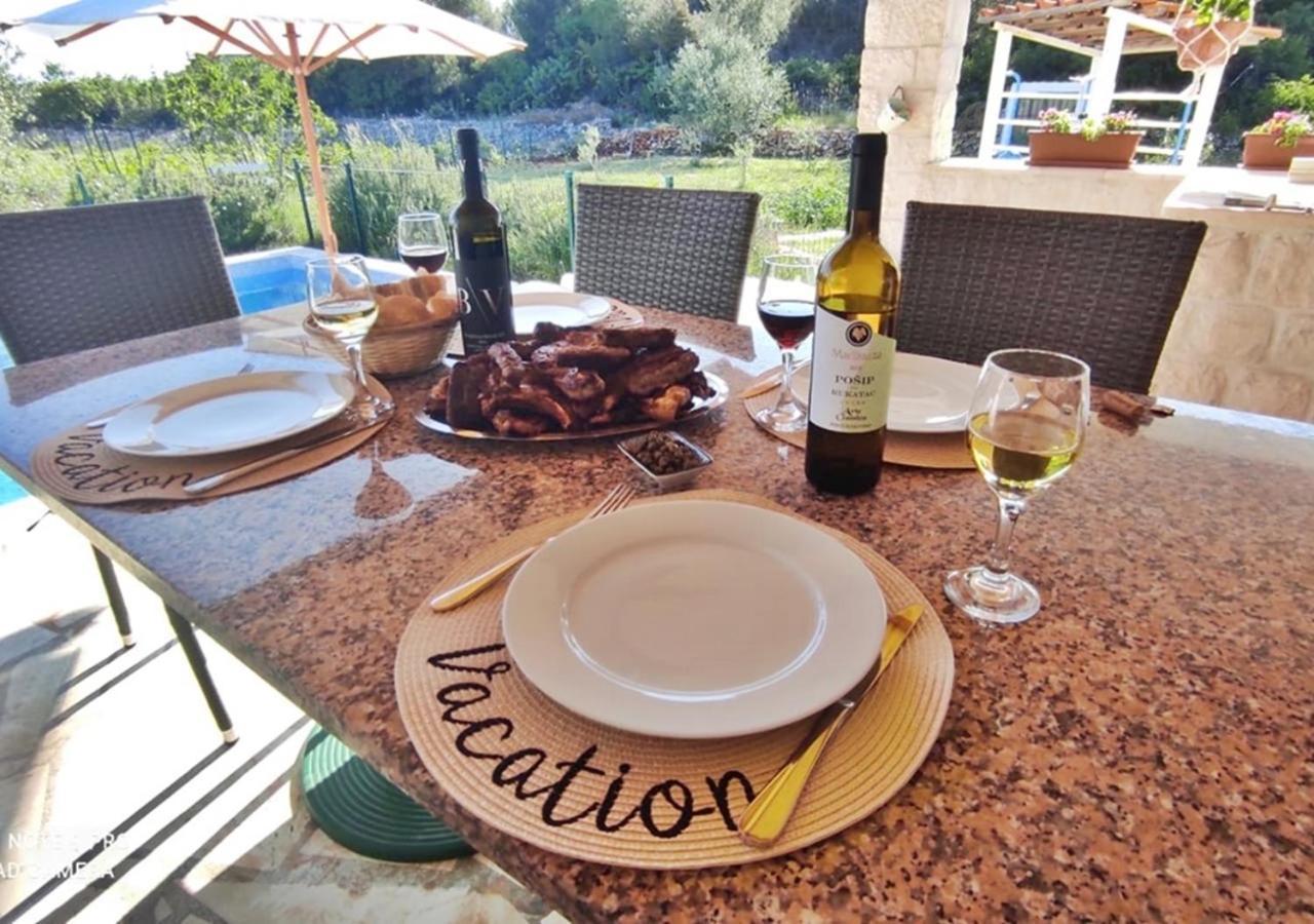 Flamingo - House With Private Pool Villa Gornji Seget Bagian luar foto