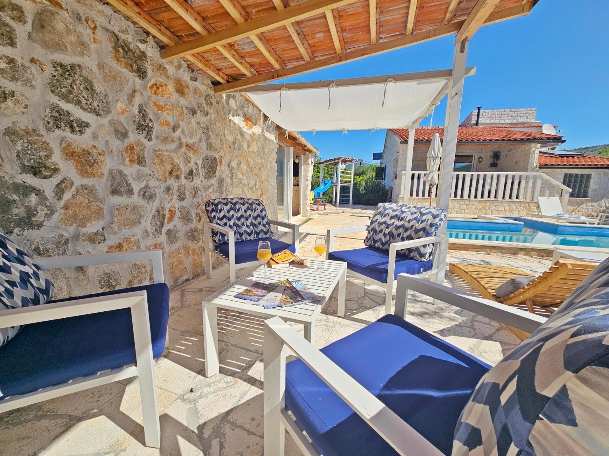 Flamingo - House With Private Pool Villa Gornji Seget Bagian luar foto