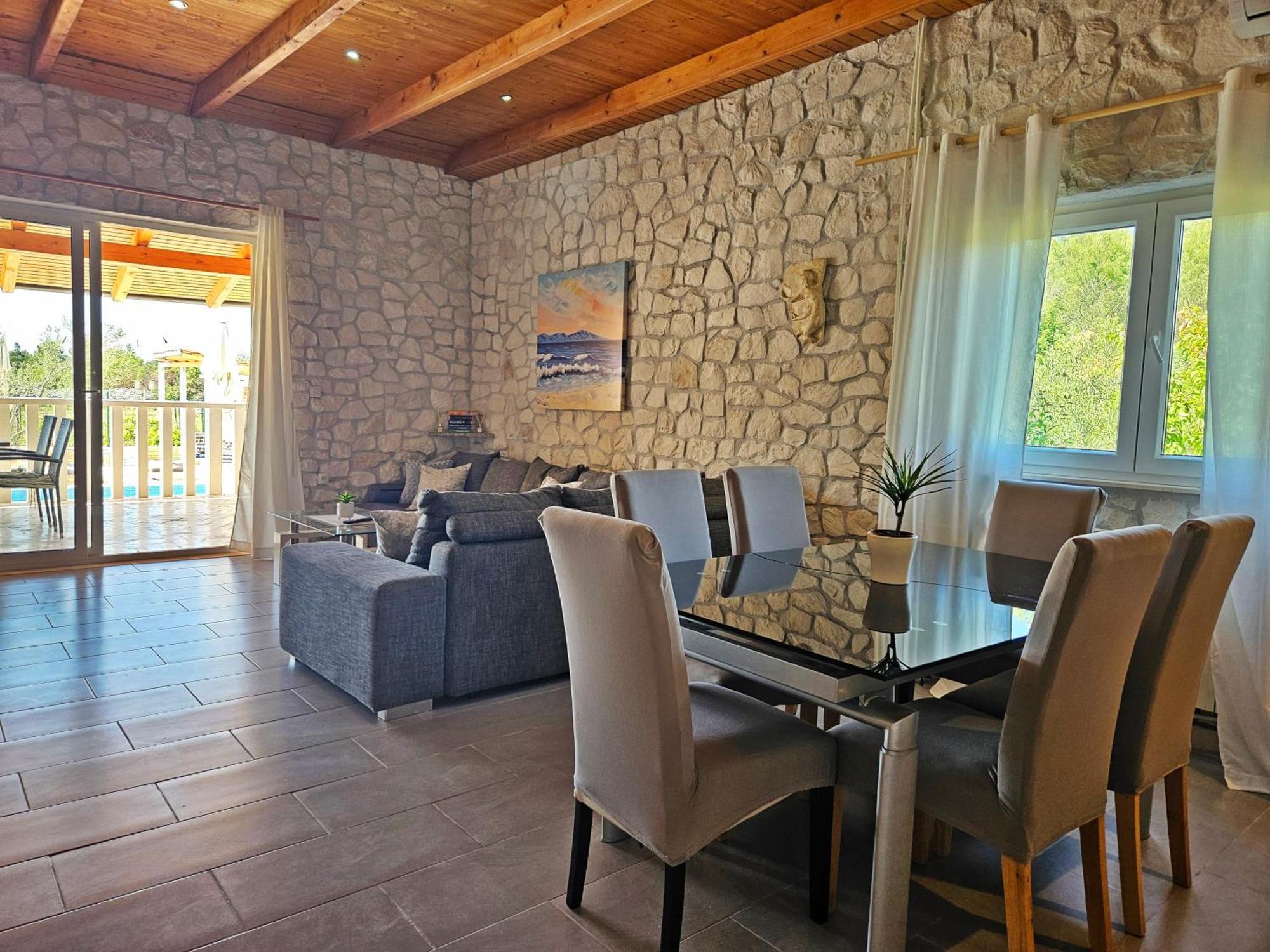Flamingo - House With Private Pool Villa Gornji Seget Bagian luar foto